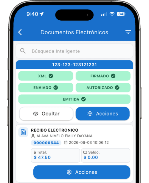 Software de facturación electrónica iDrix para Ecuador