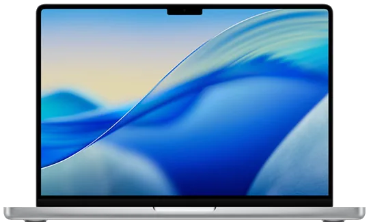 MacBook Pro en catálogo de e-commerce conectado